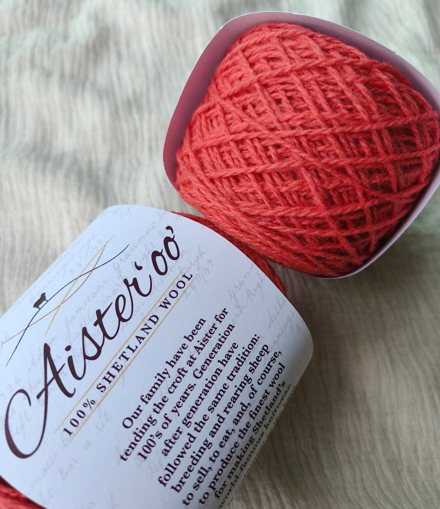 Aister 'oo' - 100% Shetland Wool