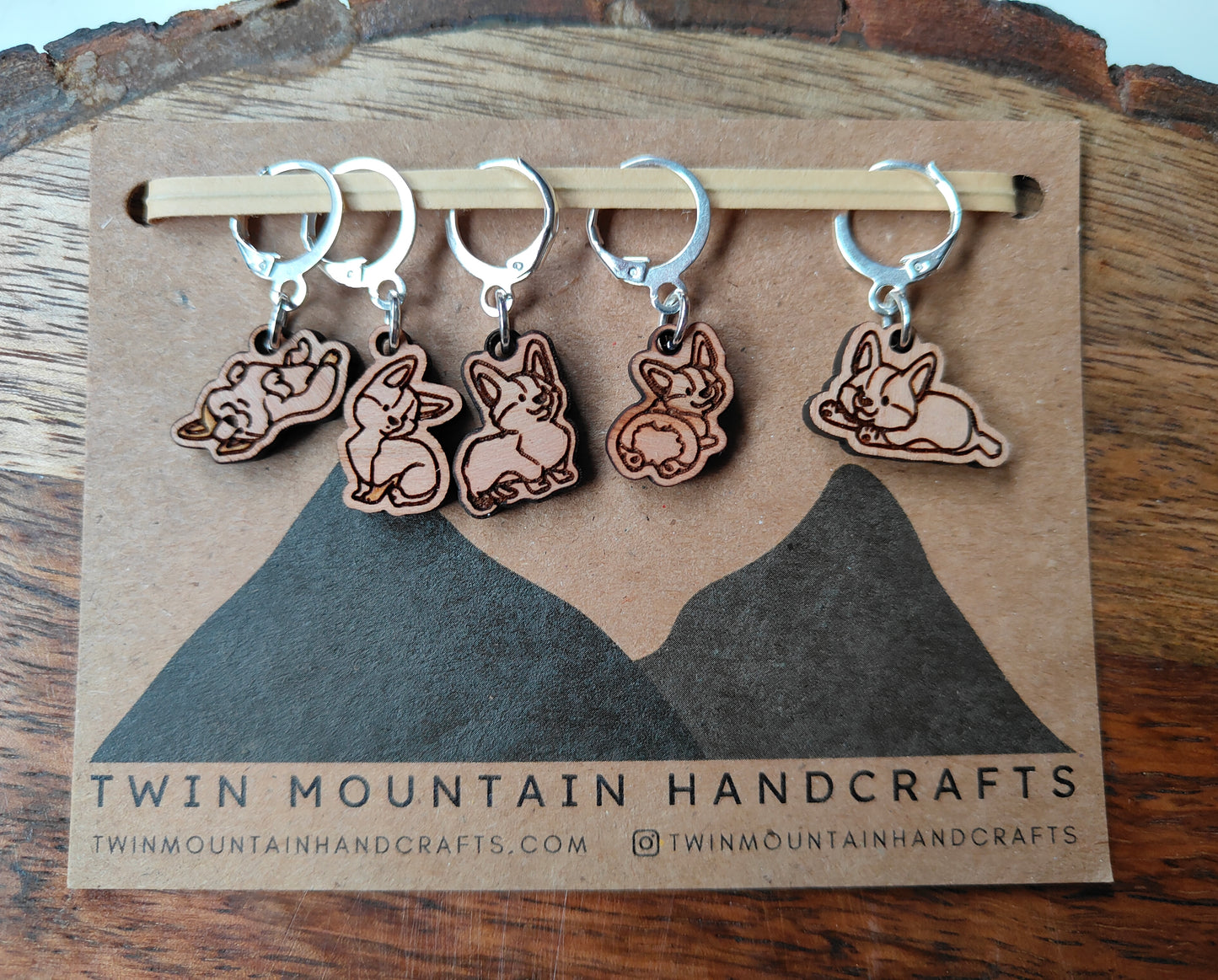Twin Mountain Handcrafts Stitch Markers Set
