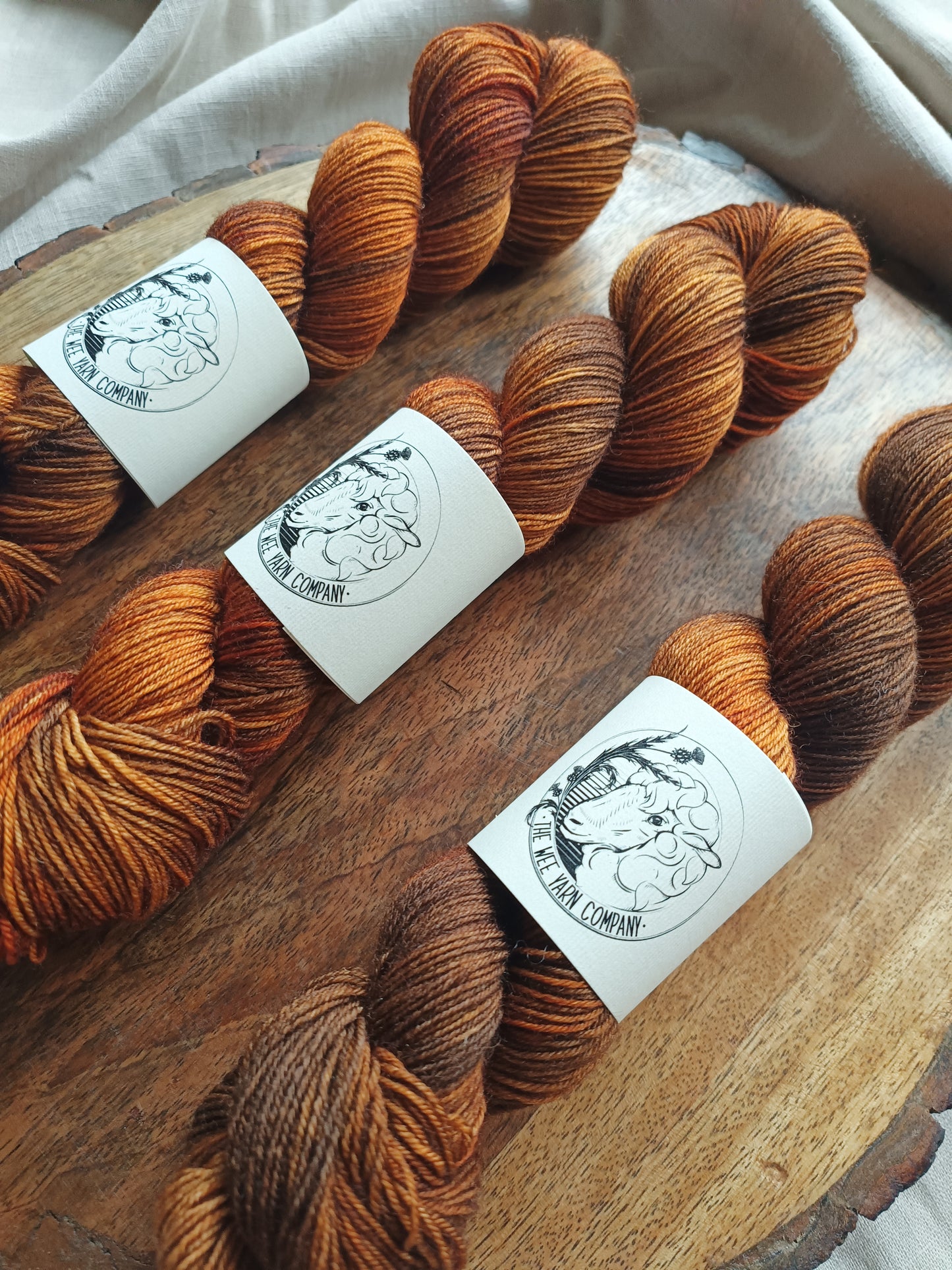 Jaffa Cake - Bonnie BFL Sock