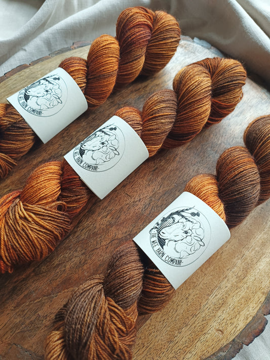 Jaffa Cake - Bonnie BFL Sock