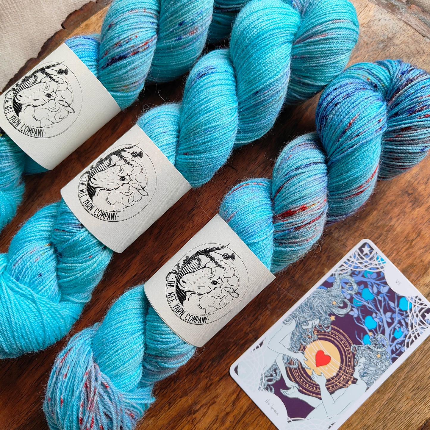 The Lovers Blue - Bonnie BFL Sock