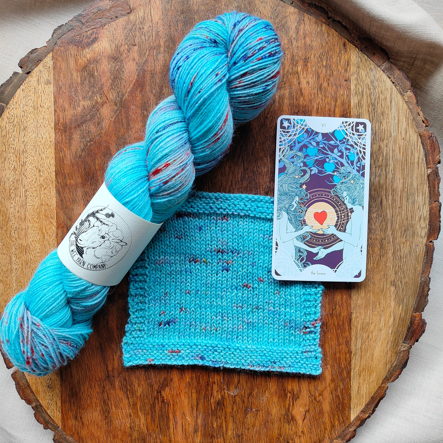 The Lovers Blue - Bonnie BFL Sock