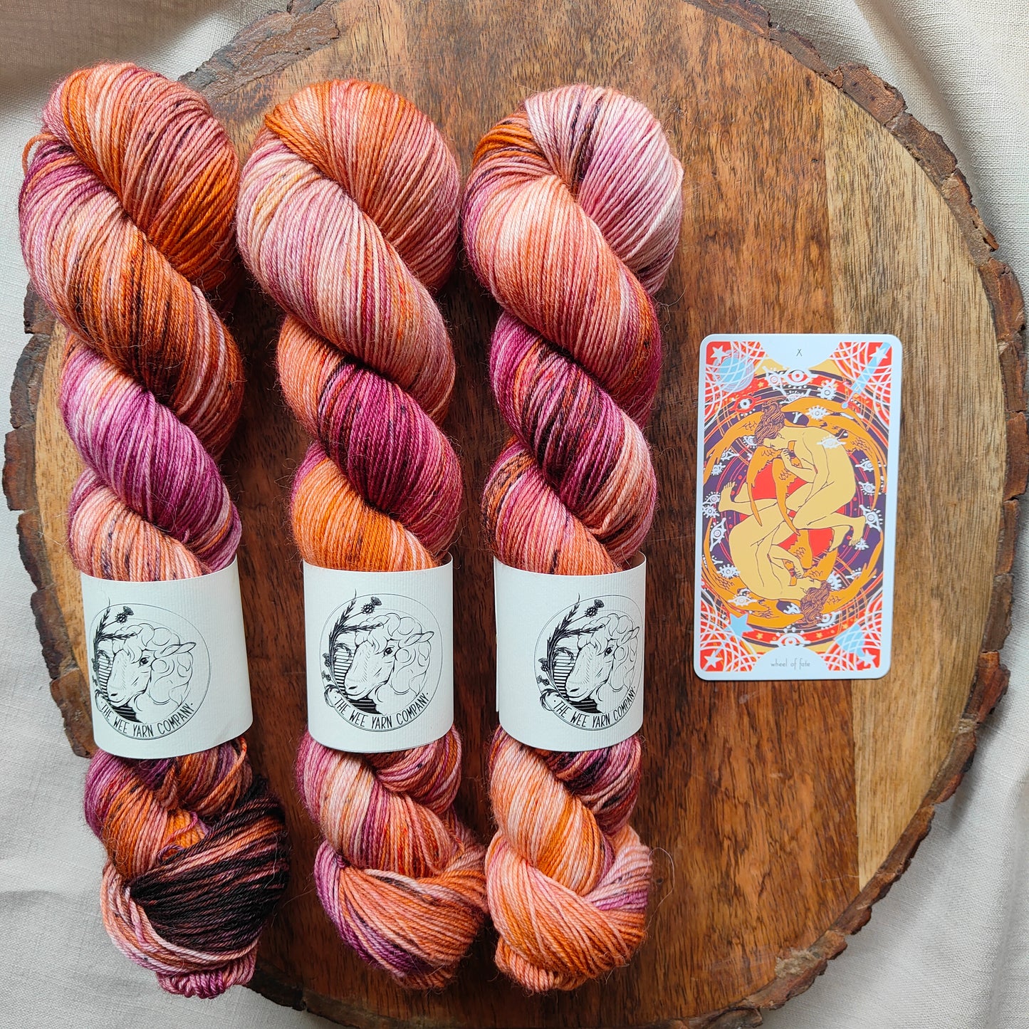 Wheel of Fate - Bonnie BFL Sock