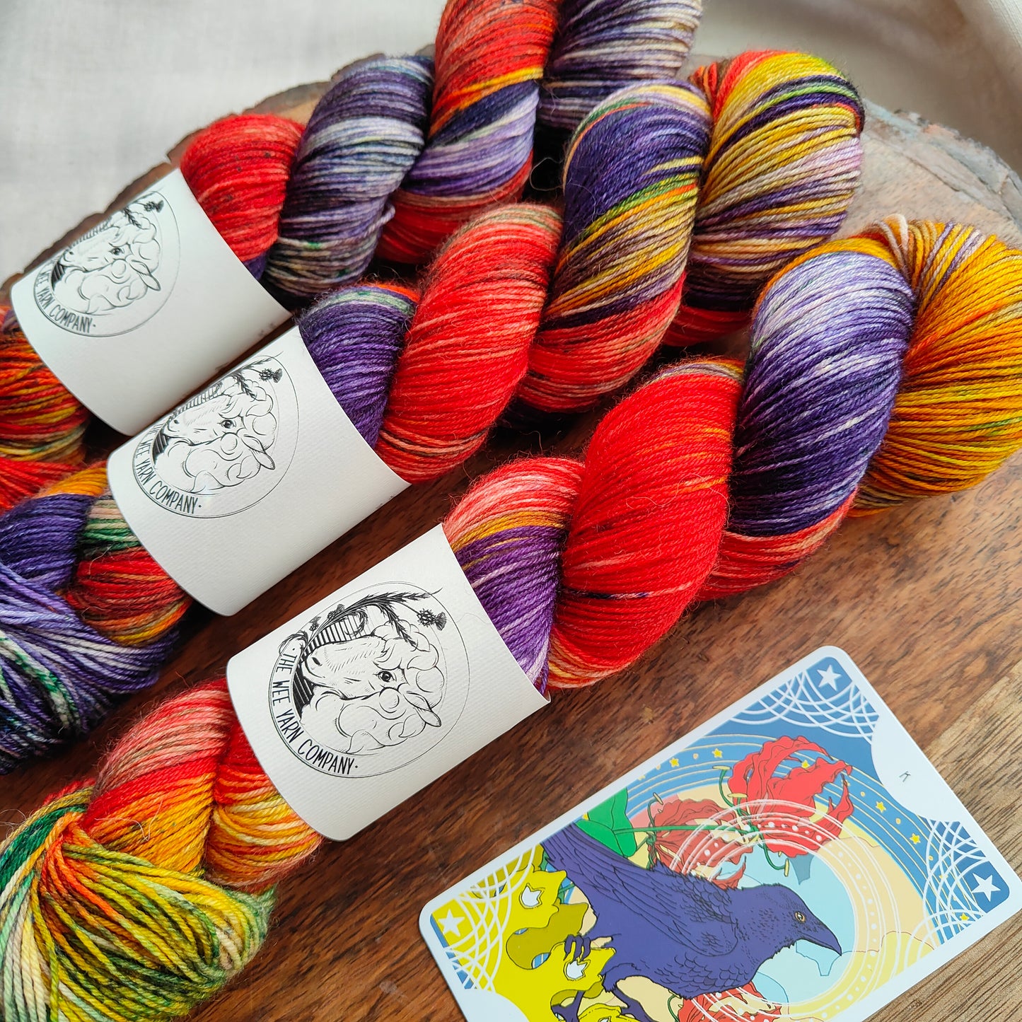 King of Wands - Bonnie BFL Sock