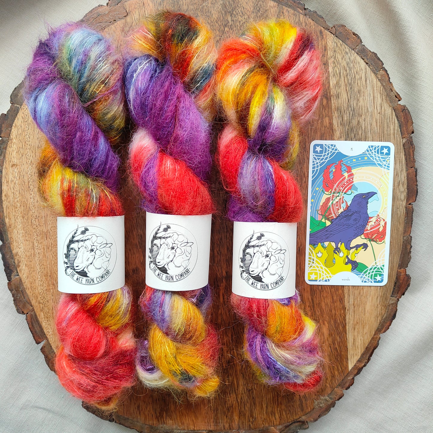King of Wands - Oosey Suri Silkpaca