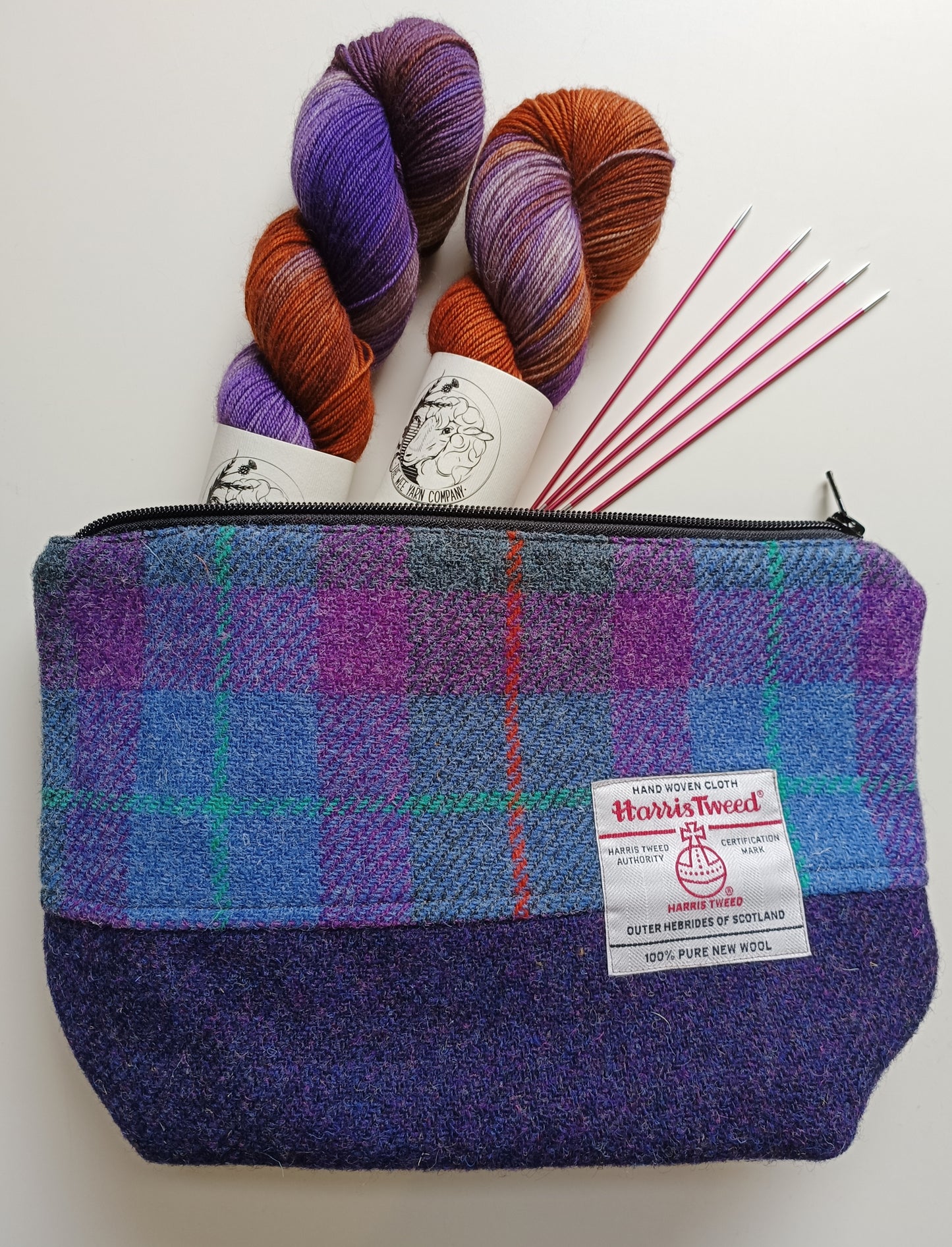 Harris Tweed Project Bags