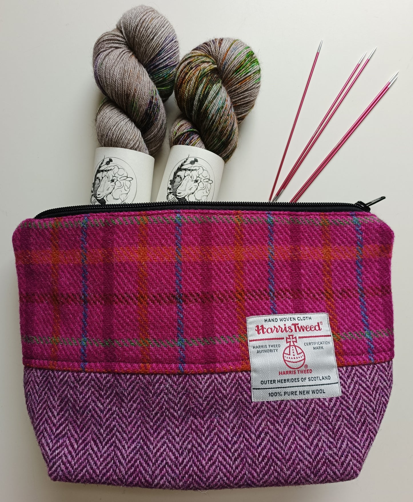 Harris Tweed Project Bags