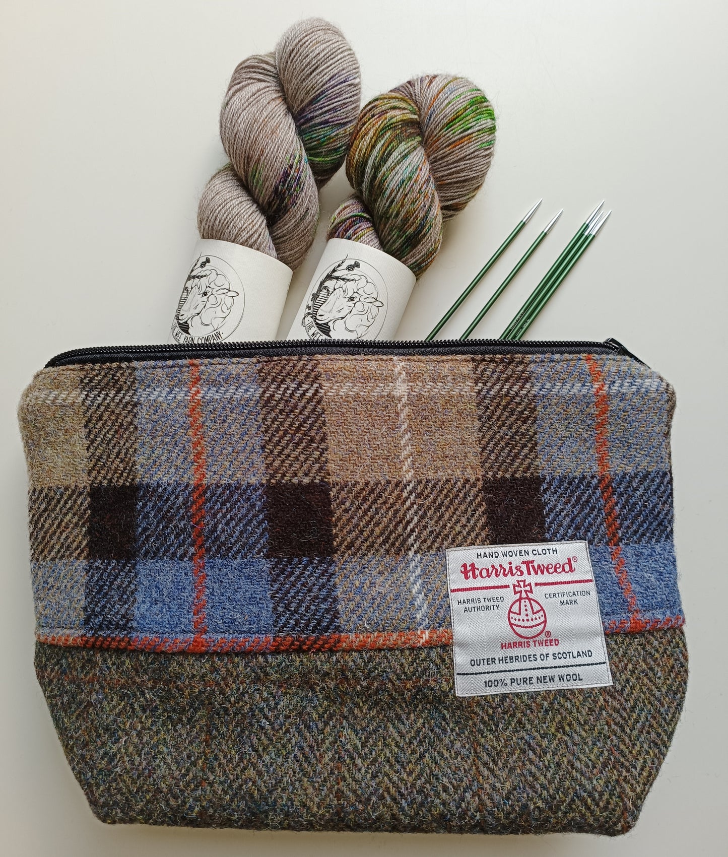 Harris Tweed Project Bags
