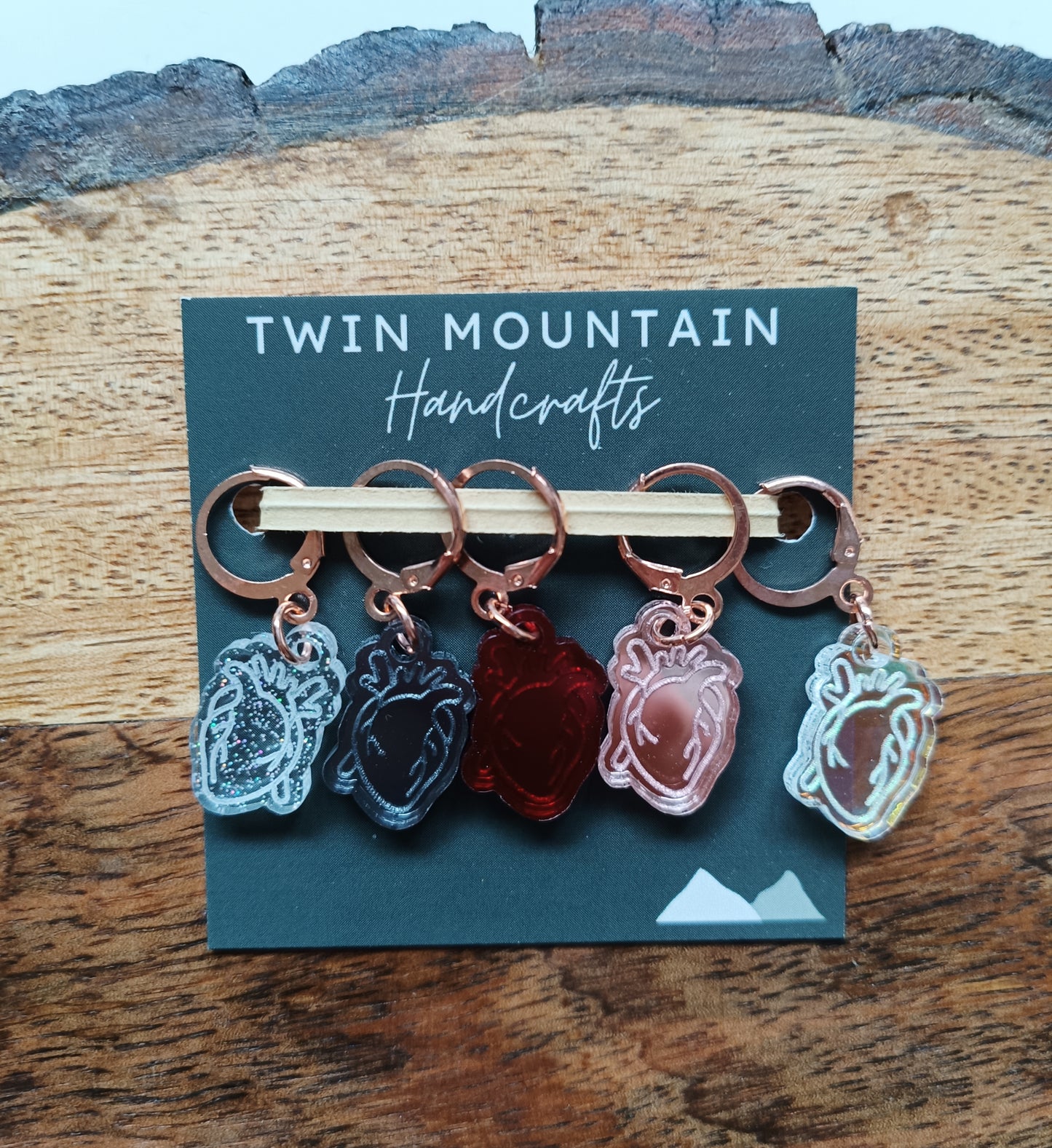 Twin Mountain Handcrafts Stitch Markers Set