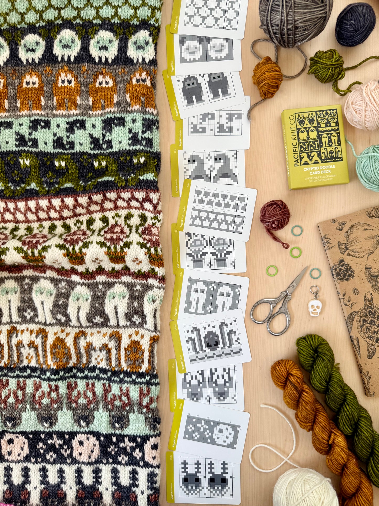 Cryptid Doodle Deck - Pacific Knit Co.