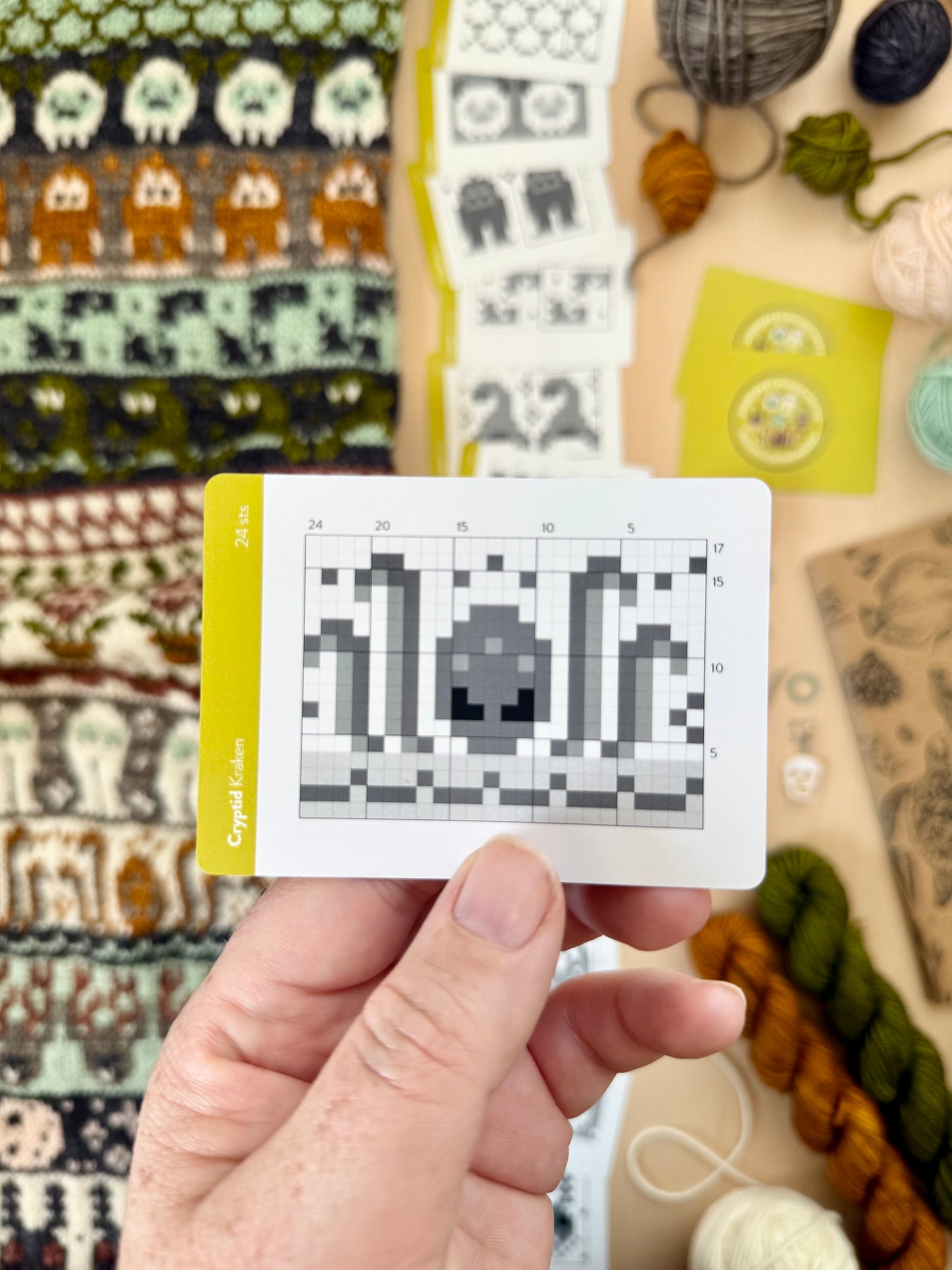 Cryptid Doodle Deck - Pacific Knit Co.