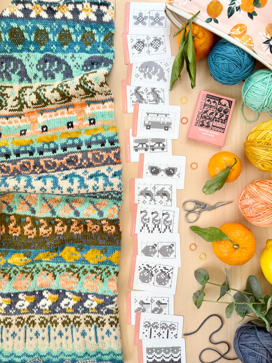 Tropical Doodle Deck - Pacific Knit Co.