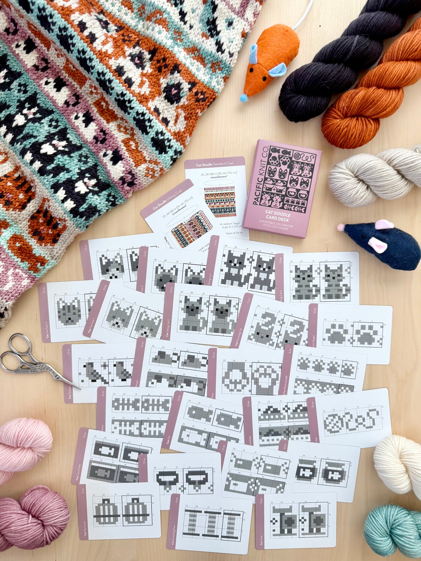 Cat Doodle Deck - Pacific Knit Co.