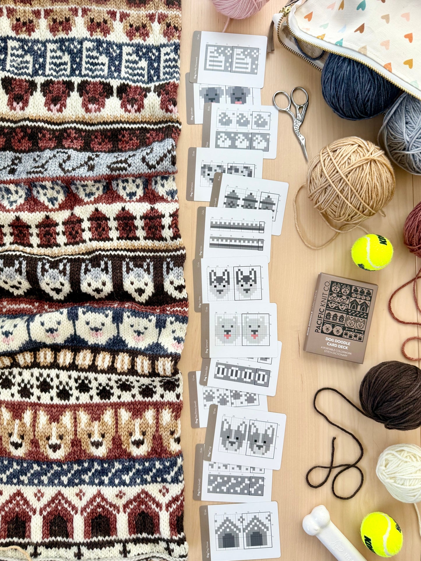 Dog Doodle Deck - Pacific Knit Co.