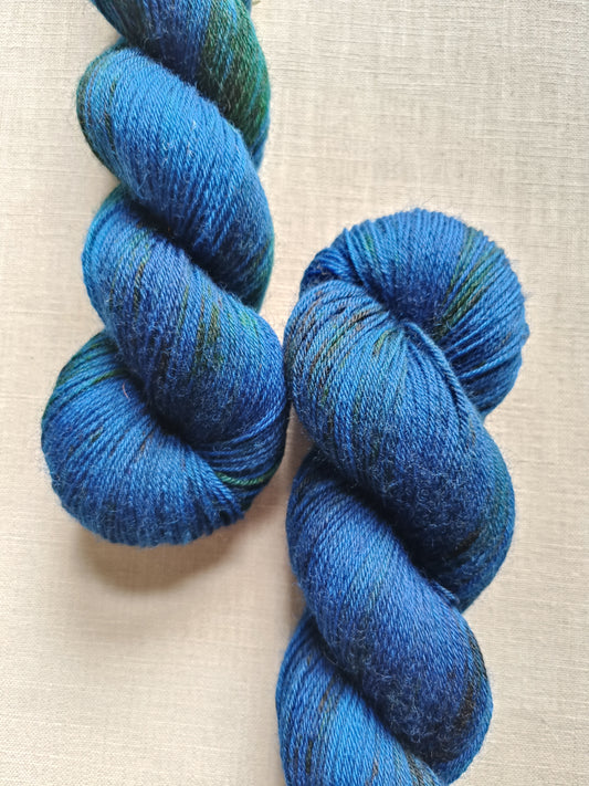 Cobalt - Bonnie BFL Sock