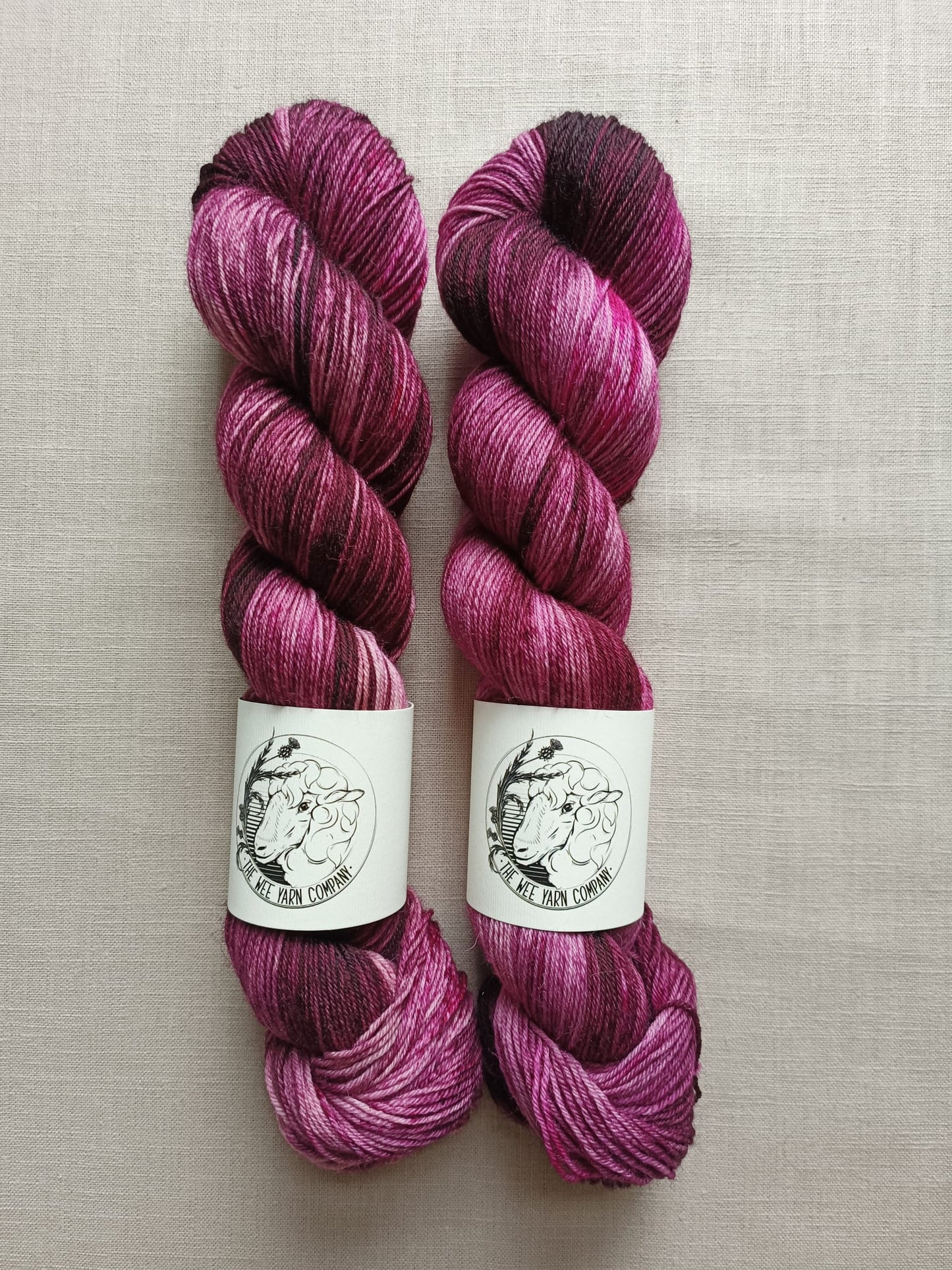 Electric Pink - Bonnie BFL Sock