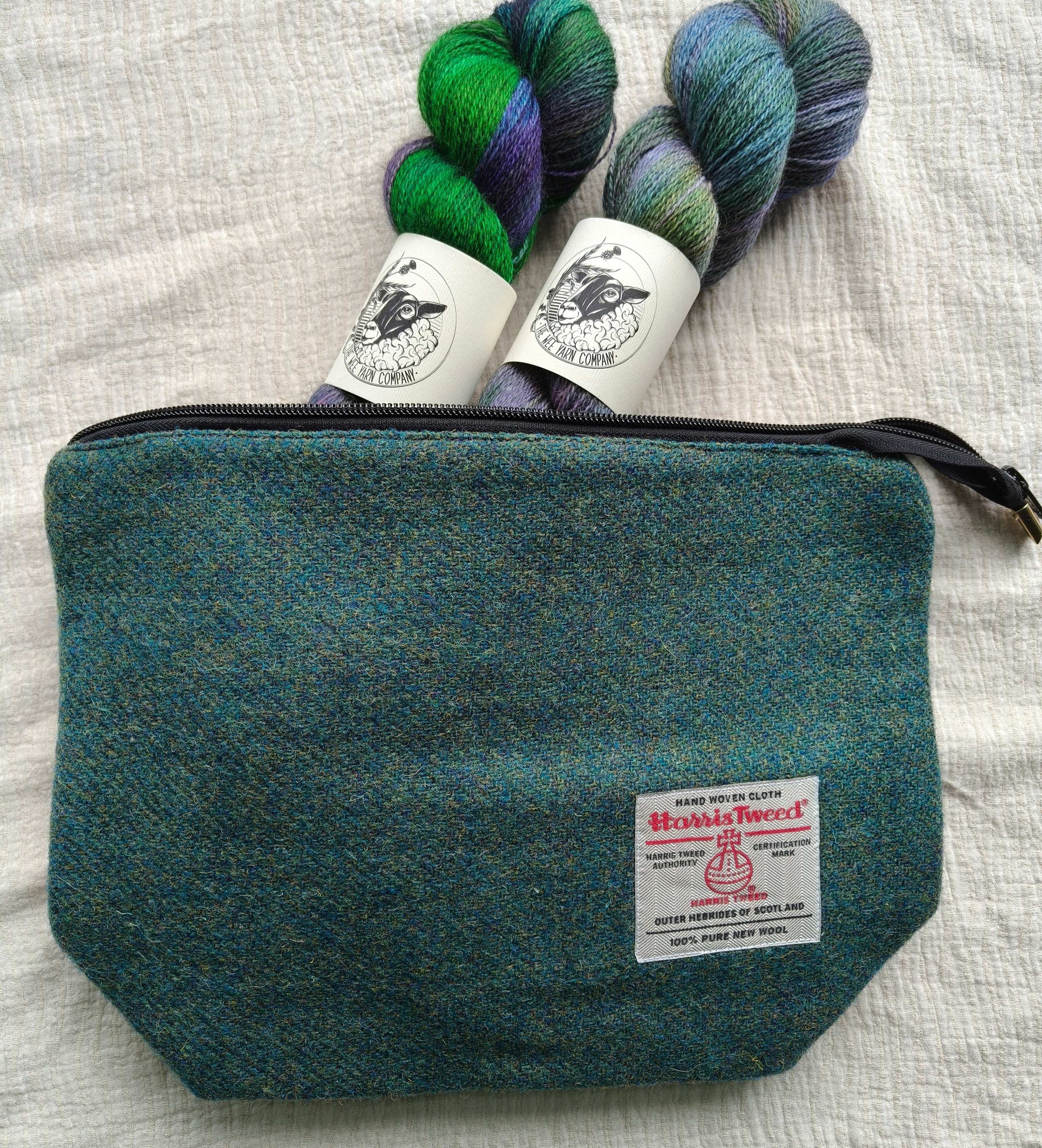 Harris Tweed Project Bags – The Wee Yarn Company