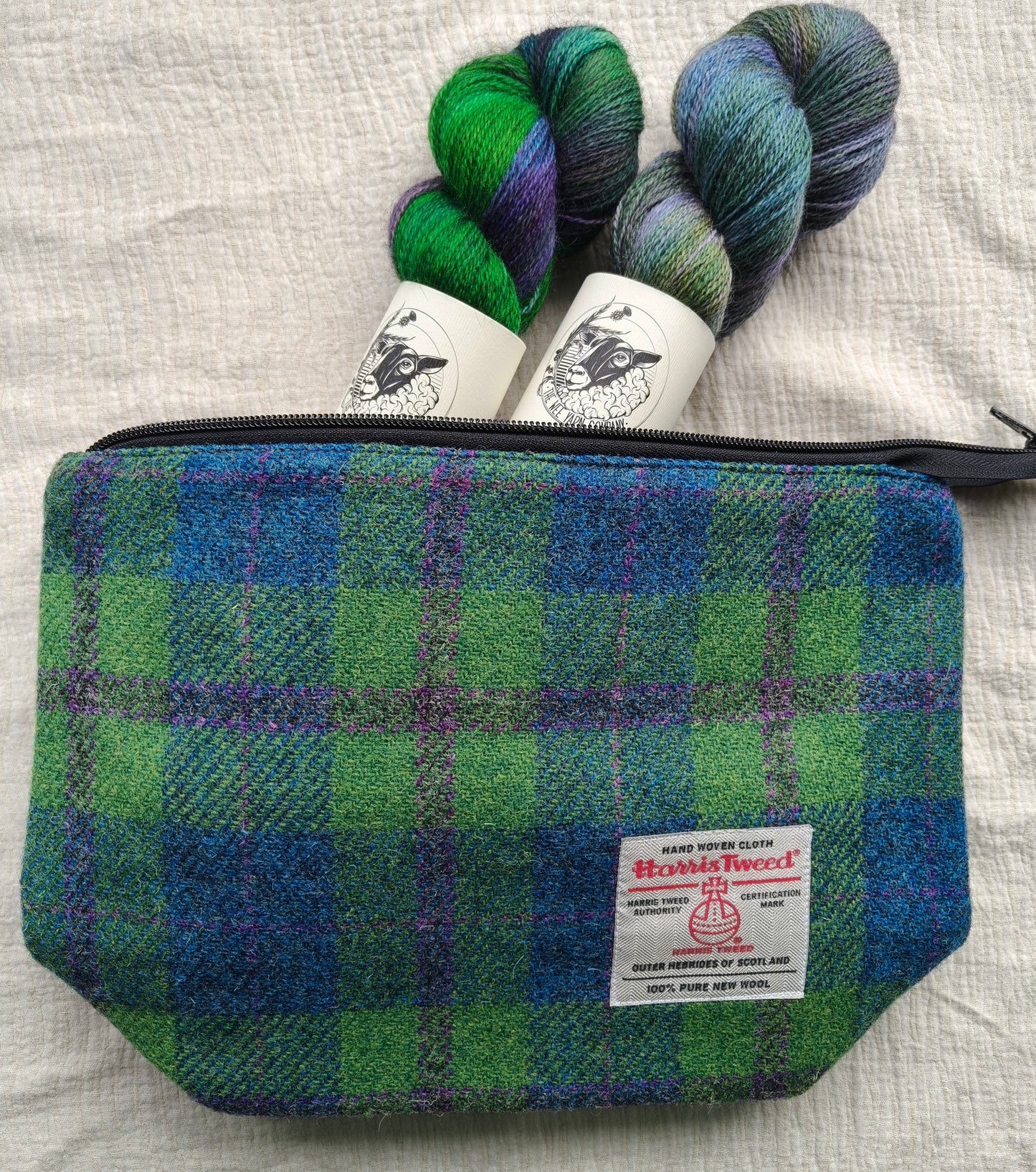 Harris Tweed Project Bags