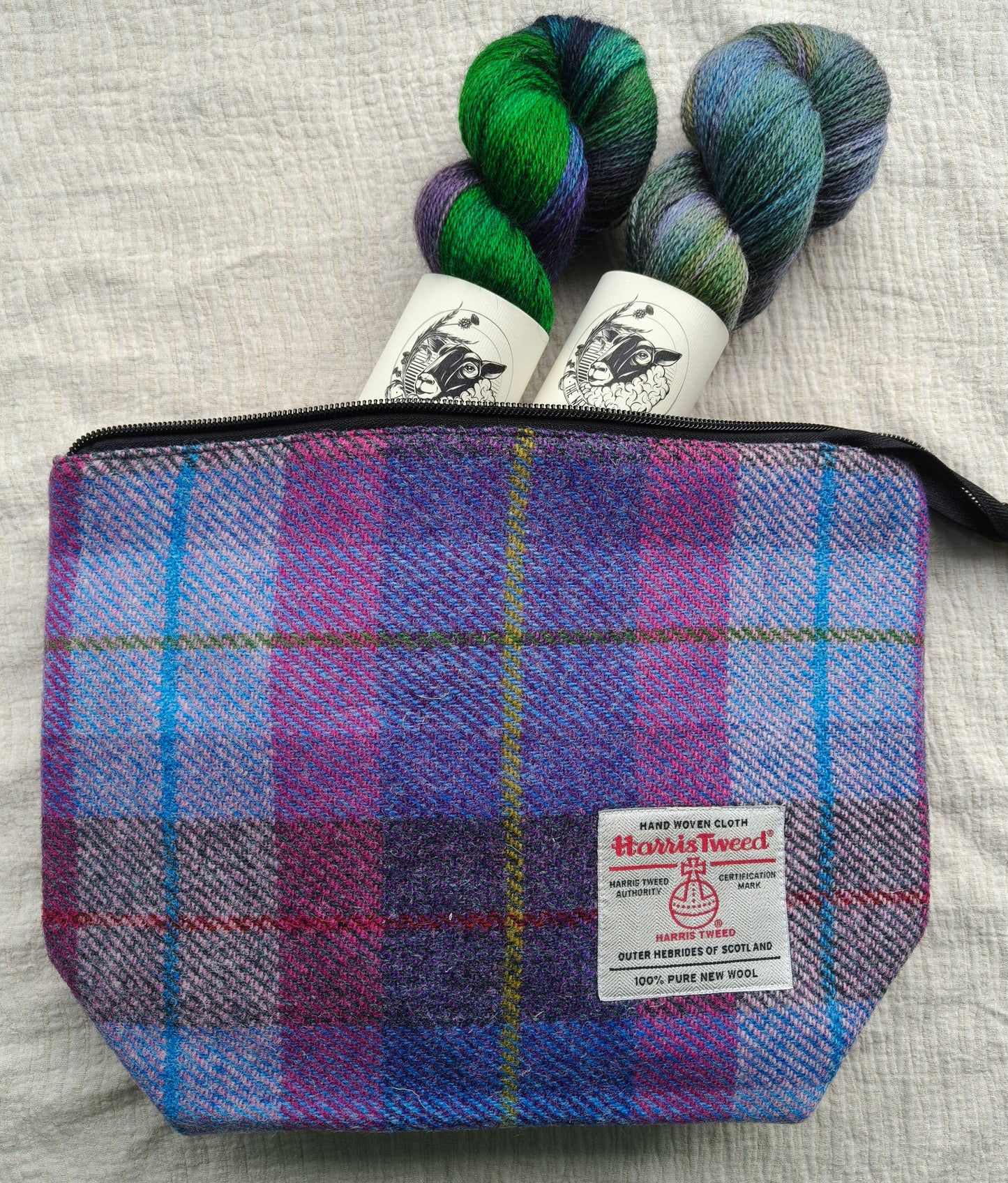Harris Tweed Project Bags