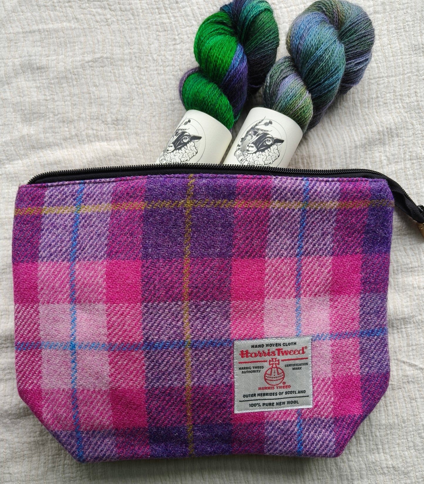 Harris Tweed Project Bags