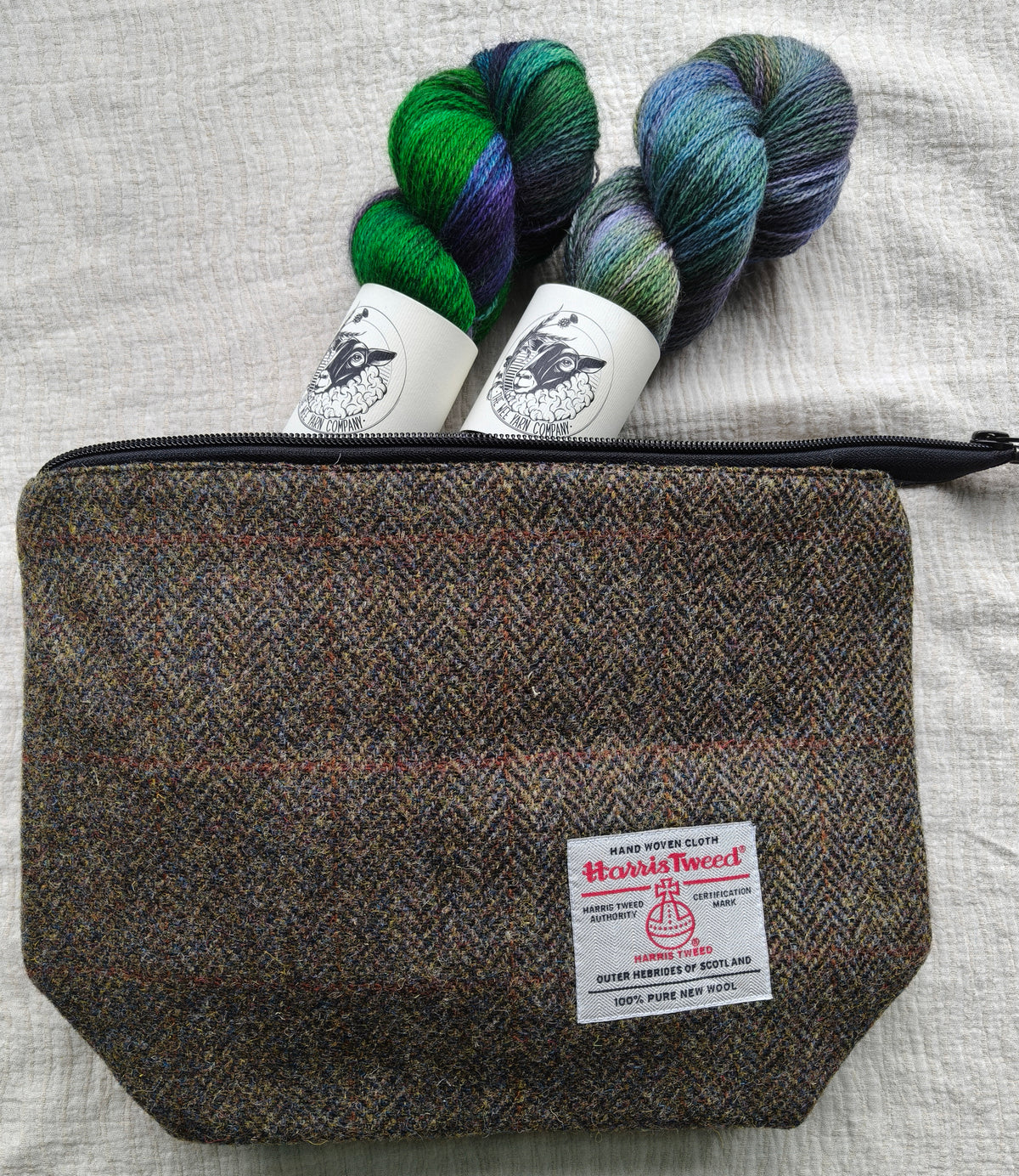 Harris Tweed Project Bags – The Wee Yarn Company
