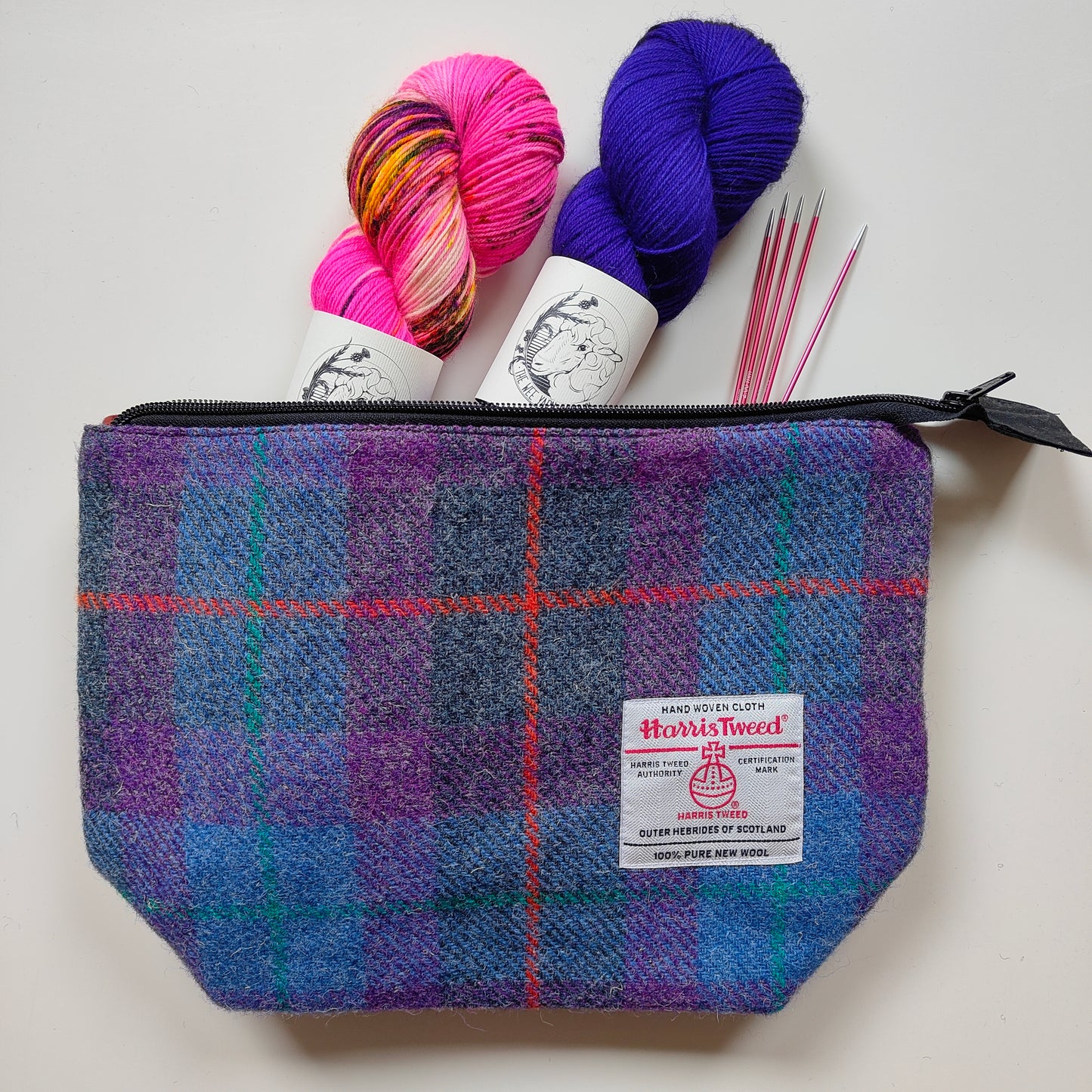 Harris Tweed Project Bags