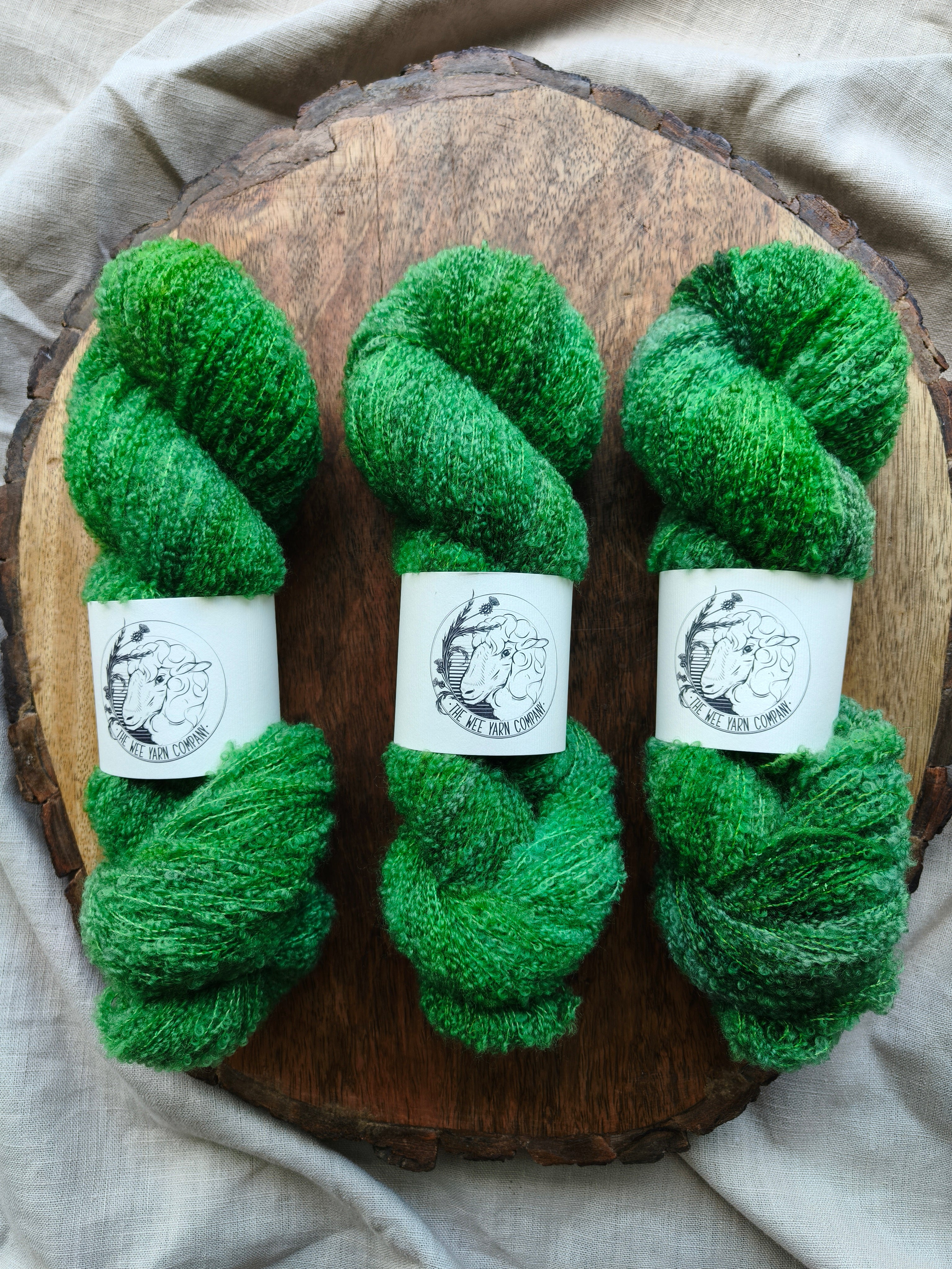 Frond - Hyacinth Bouclé – The Wee Yarn Company