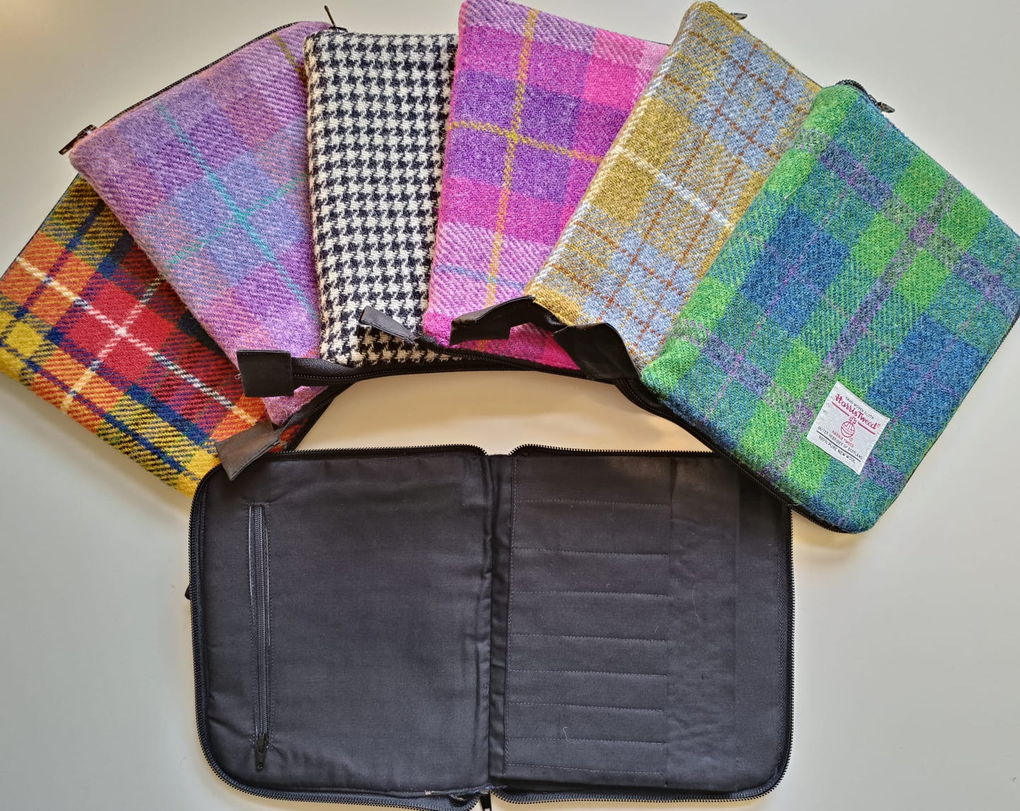 Harris Tweed Needle Cases