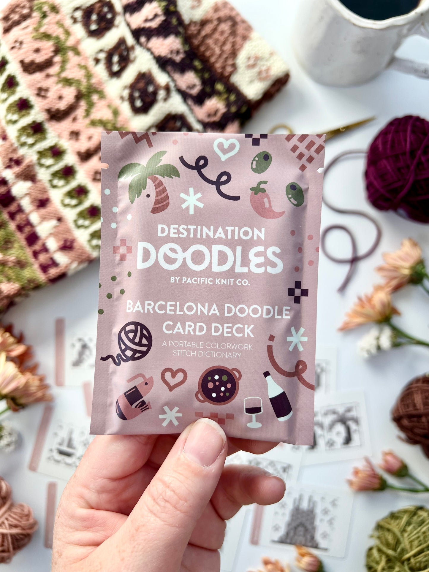Barcelona Destination Doodle Deck - Pacific Knit Co.