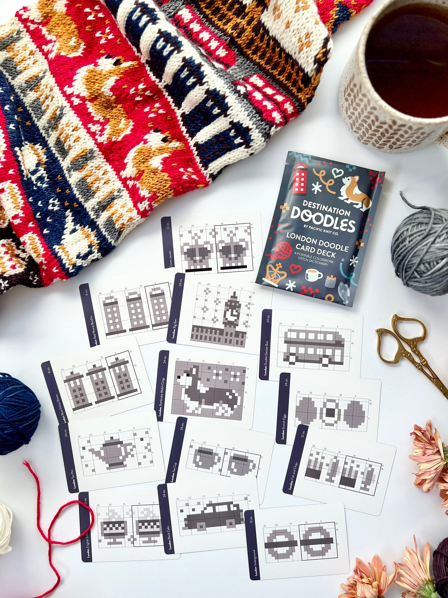 London Destination Doodle Deck - Pacific Knit Co.