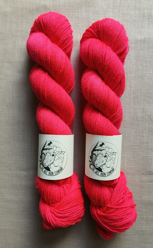The Pink - Bonnie BFL Sock