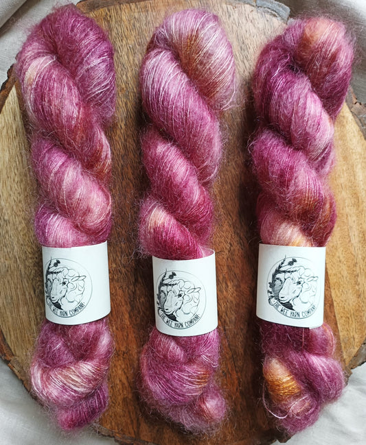 Rosy Maple - Coorie In Silk Mohair