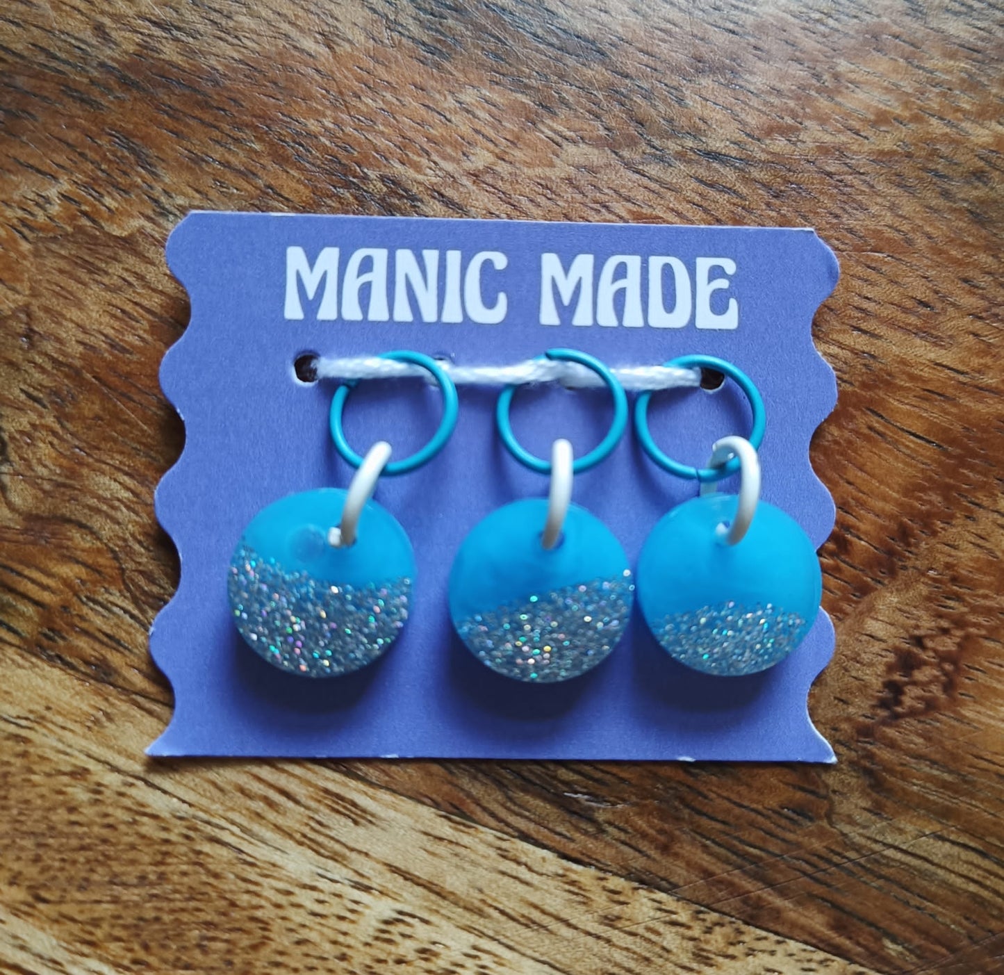 Manic Made Stitch Markers - Set of 3